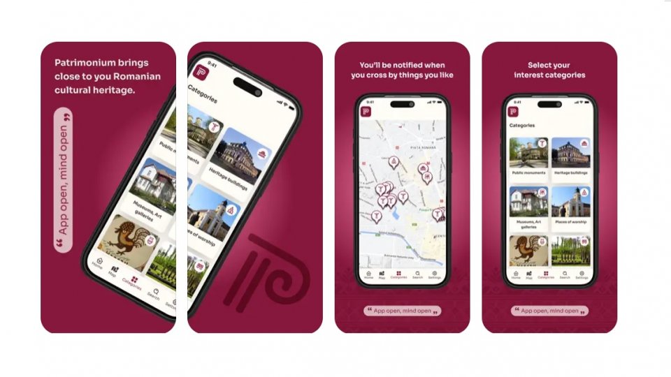 Patrimonium, aplicația de mobil cu obiectivele turistice din preajmă