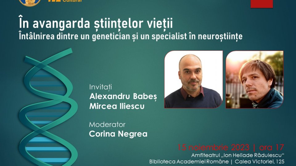 „În avangarda științelor vieții: neuroștiința și genomica”, o conferință despre durere și revoluția genomică