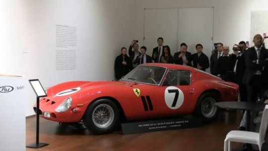 Ferrari 250 GTO din 1962, vândut cu peste 51 milioane de dolari | VIDEO