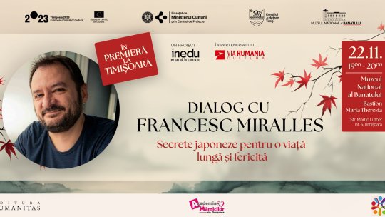 Scriitorul catalan Francesc Miralles, pentru prima dată la Timişoara