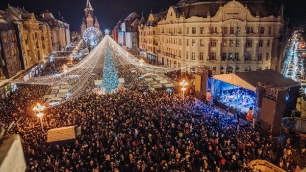 Târgul de Crăciun, deschis la Timișoara