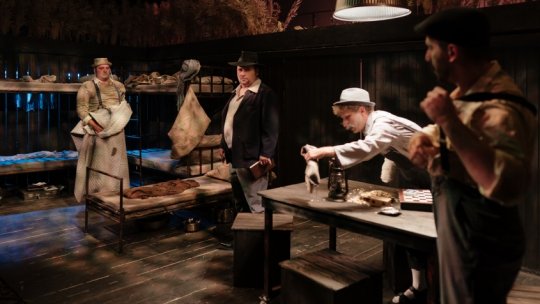 Premiera spectacolului „Despre șoareci și oameni” la Teatrul Bacovia