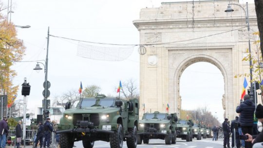BUCHAREST: Almost 100 thousand people attended the military parade at the Arc de Triomphe