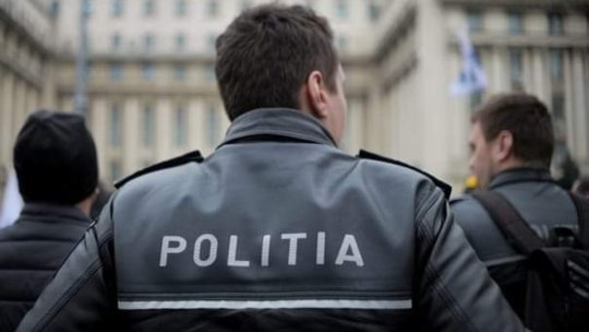 Polițiștii protestează, de luni, la Ministerul Finanțelor
