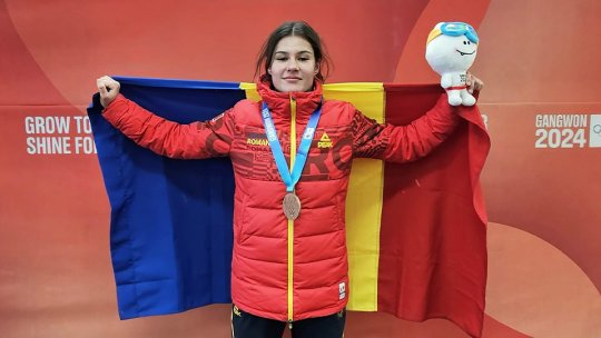 ​Mihaela Alexia Anton a cucerit prima medalie a României la JO de iarnă pentru Tineret 2024