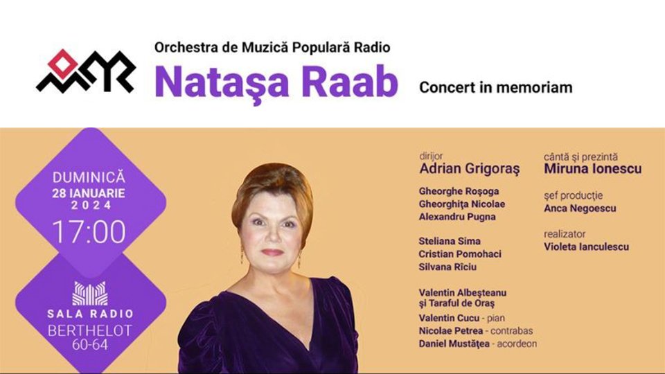 Orchestra de Muzică Populară Radio – Concert in memoriam Natașa Raab