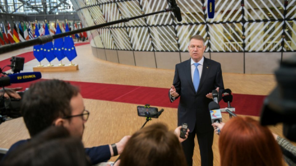 President Iohannis attends the extraordinary European Council meeting in Brussels