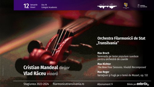 Concert simfonic, la Filarmonica de Stat Transilvania
