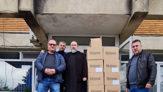 Episcopia Caransebeșului donează articole medicale pentru spitalele locale