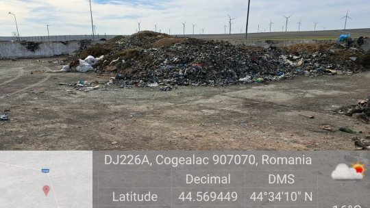 Primăria Cogealac, amendată de Garda de Mediu Constanţa pentru proasta gestionare a gunoaielor