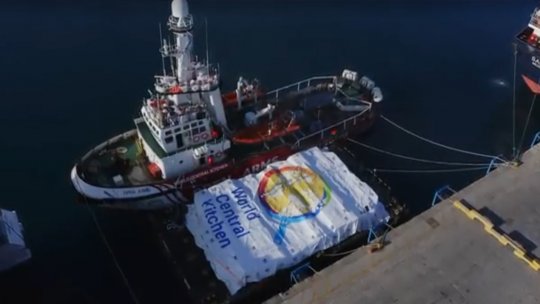 Primul vas cu ajutoare umanitare pentru populația din Fâșia Gaza a plecat din Cipru