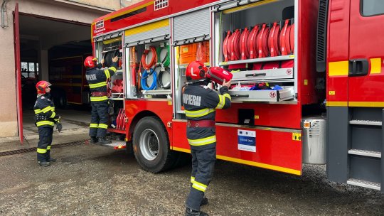 HARGHITA: Incendiu la o școală gimnazială