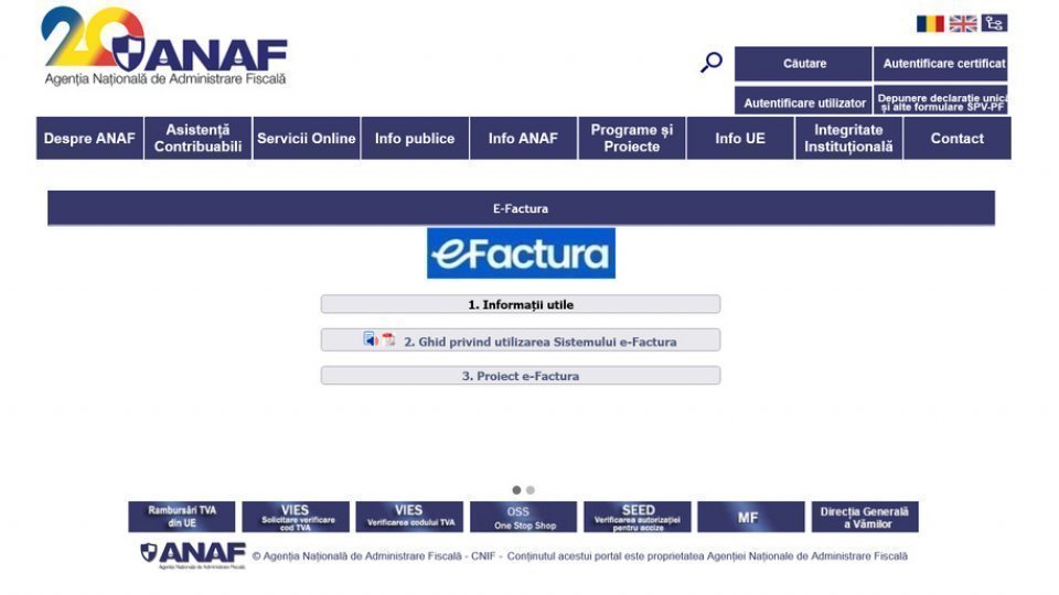 e-Factura: Mediul de afaceri cere amânarea amenzilor pentru firmele care nu au finalizat procesul către ANAF