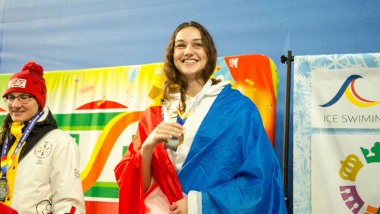 Simona Chiru, medaliată cu aur la Campionatul European de înot în ape înghețate