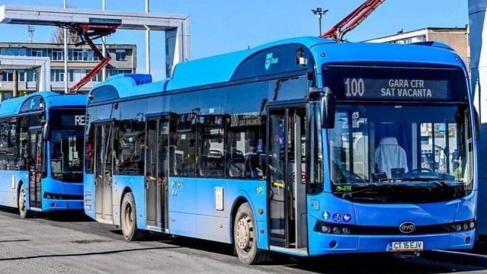 CONSTANȚA: Peste 40 de autobuze electrice intră pe trasee