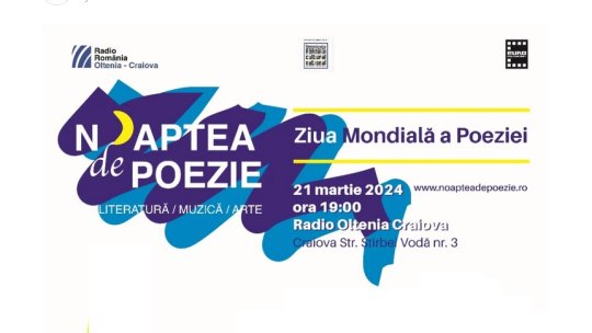 "Noaptea de Poezie", la Radio România Oltenia-Craiova