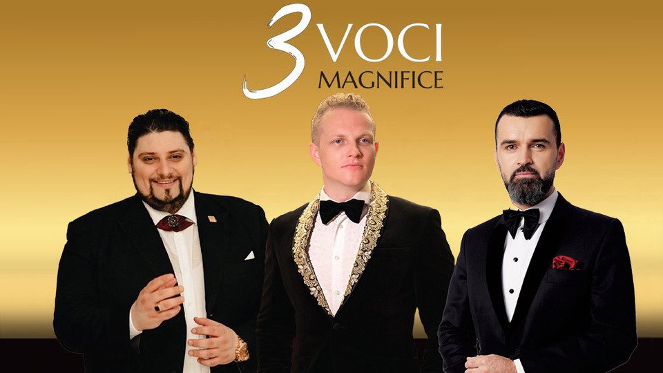 Tenorii Alin Stoica, Vlad Miriță şi Ştefan von Korch, în turneul naţional "3 Voci Magnifice" | VIDEO