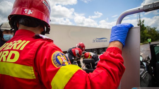 Incendiul din Delta Văcărești, localizat de pompieri