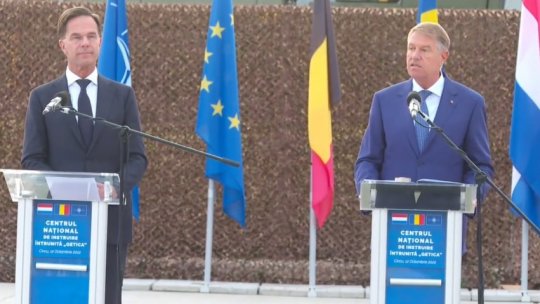 Iohannis și Rutte păstrează discreția în privința cursei pentru șefia NATO