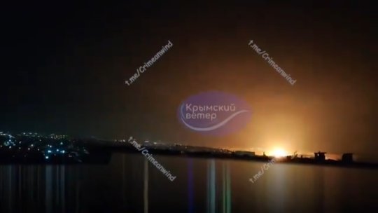 Forțele ucrainene au lovit ținte rusești din Crimeea | VIDEO