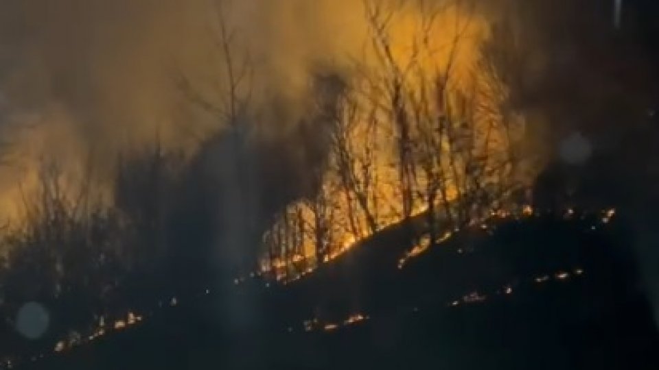 Tot mai multe incendii de vegetație în Vâlcea