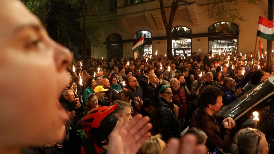UNGARIA: Protest antiguvernamental la Budapesta