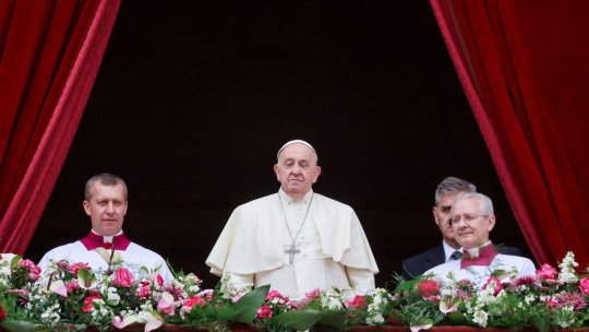 Apel la pace, lansat de Papa Francisc cu prilejul Paștelui catolic