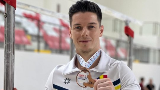 Gimnastul Andrei Muntean, medaliat cu bronz la Cupa Mondială din Antalya