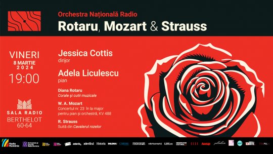 Ziua Femeii, sărbătorită la Sala Radio: Dirijoarea Jessica Cottis și pianista Adela Liculescu, în concert