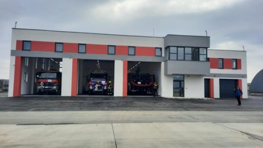 TÂRGU MUREȘ: O nouă stație de pompieri la Aeroportul „Transilvania”