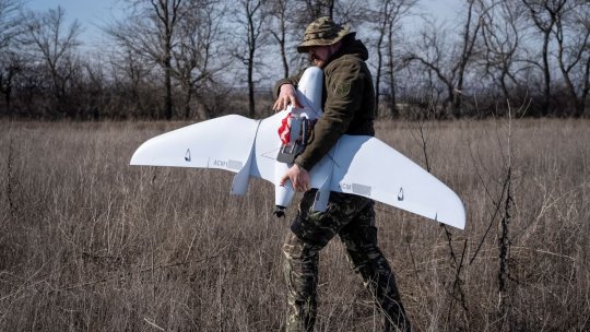 Aproape 50 de drone ucrainene, lansate către Rusia și doborâte în cursul nopții 