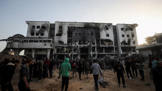 FÂȘIA GAZA: Trupele israeliene se retrag din spitalul al-Shifa, devenit o ruină