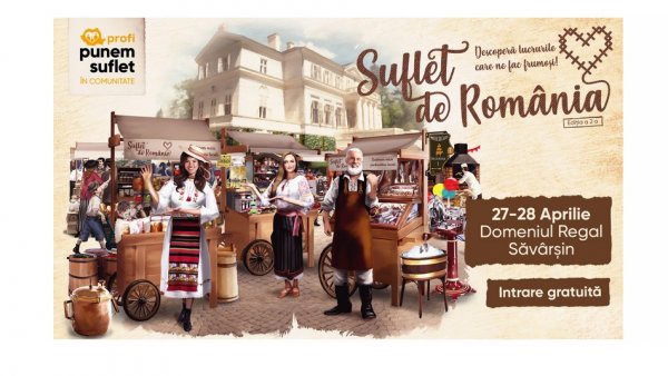 Festivalul „Suflet de România”, la final de aprilie, pe Domeniul Regal de la Săvârșin