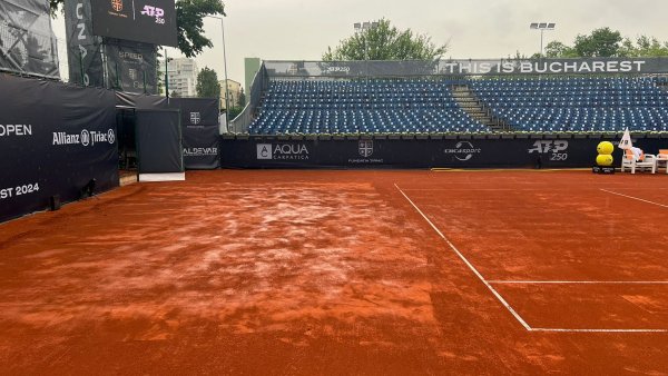 Ploaia perturbă programul ATP Țiriac Open