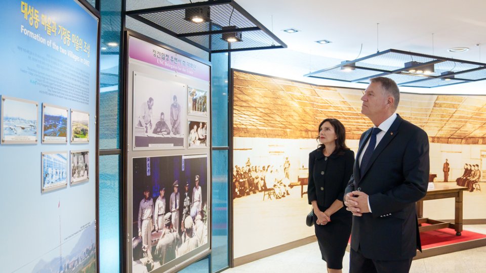 Președintele Iohannis, în zona demilitarizată dintre cele două Corei