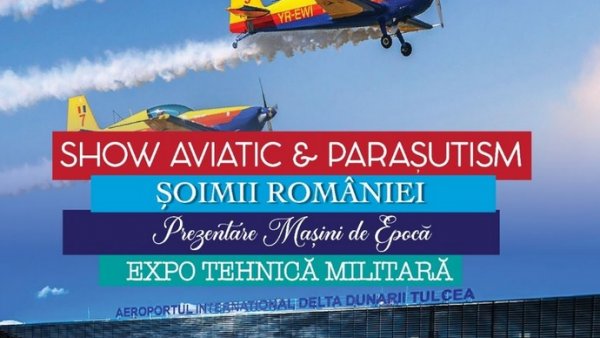 TULCEA: „Ziua Porților Deschise” la Aeroportul Delta Dunării, sărbătorită cu un show aviatic
