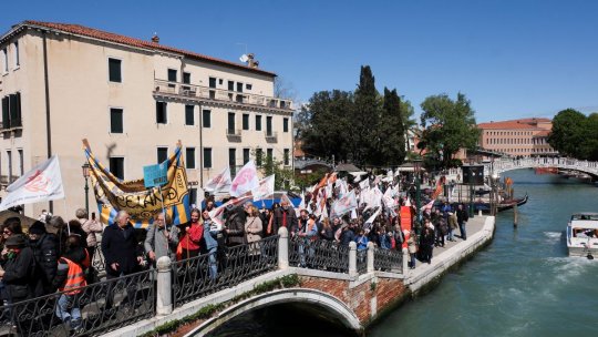 Proteste în Veneția, după intrarea în vigoare a taxei pe zi pentru vizitarea orașului