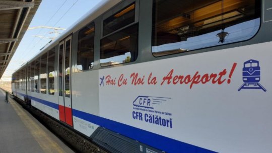 Circulaţia trenurilor spre şi dinspre aeroportul „Henri Coandă” Otopeni, suspendată între 9 - 11 aprilie