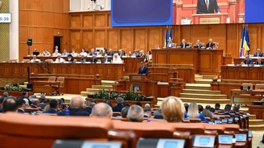 Protest spontan al funcționarilor parlamentari, la Camera Deputaţilor