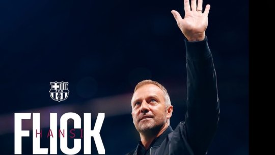 Germanul Hansi Flick, pe banca tehnică a FC Barcelona
