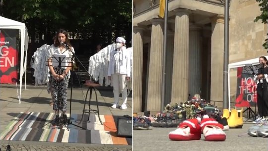 BERLIN: Numele a 15.000 de copii omorâți în Gaza, citite cu voce tare timp de 14 ore