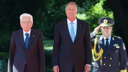 Președintele Italiei, în vizită în România | VIDEO