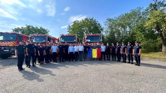 România trimite pompieri în Franța pentru a ajuta la prevenirea răspândirii incendiilor