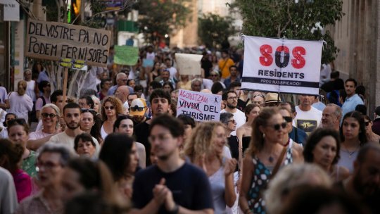 Protest în Mallorca. Mii de localnici au manifestat împotriva „turismului excesiv”
