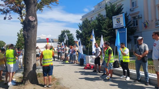 Nou protest sindical al polițiștilor din Constanța