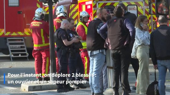 FRANȚA: Explozii și un incendiu puternic, pe acoperișul unui bloc din Paris