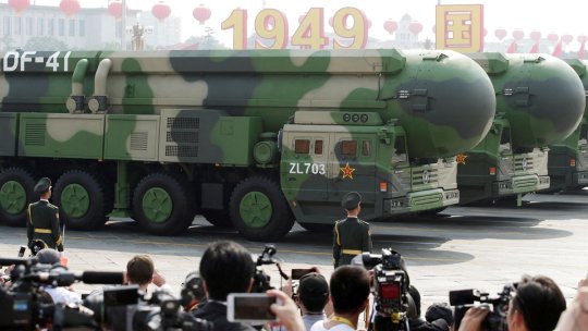 China a testat o rachetă balistică intercontinentală în Oceanul Pacific