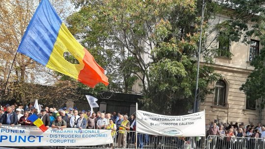 Protestul din fața Ministerului Muncii, încheiat fără rezultat. Pensionarii amenință cu o nouă demonstrație de amploare
