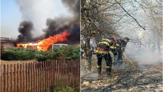 Incendiu de vegetație în Maramureș. Aproximativ 90 de persoane, evacuate | VIDEO