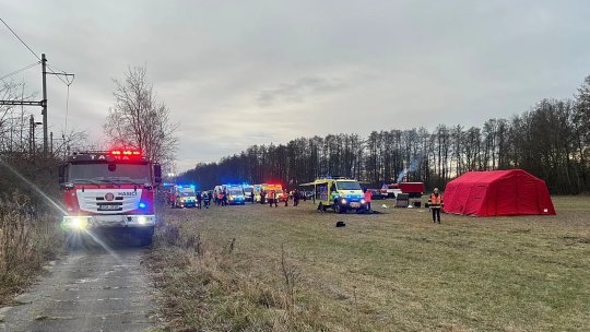 CEHIA: Accident între două trenuri de pasageri; 42 de răniți